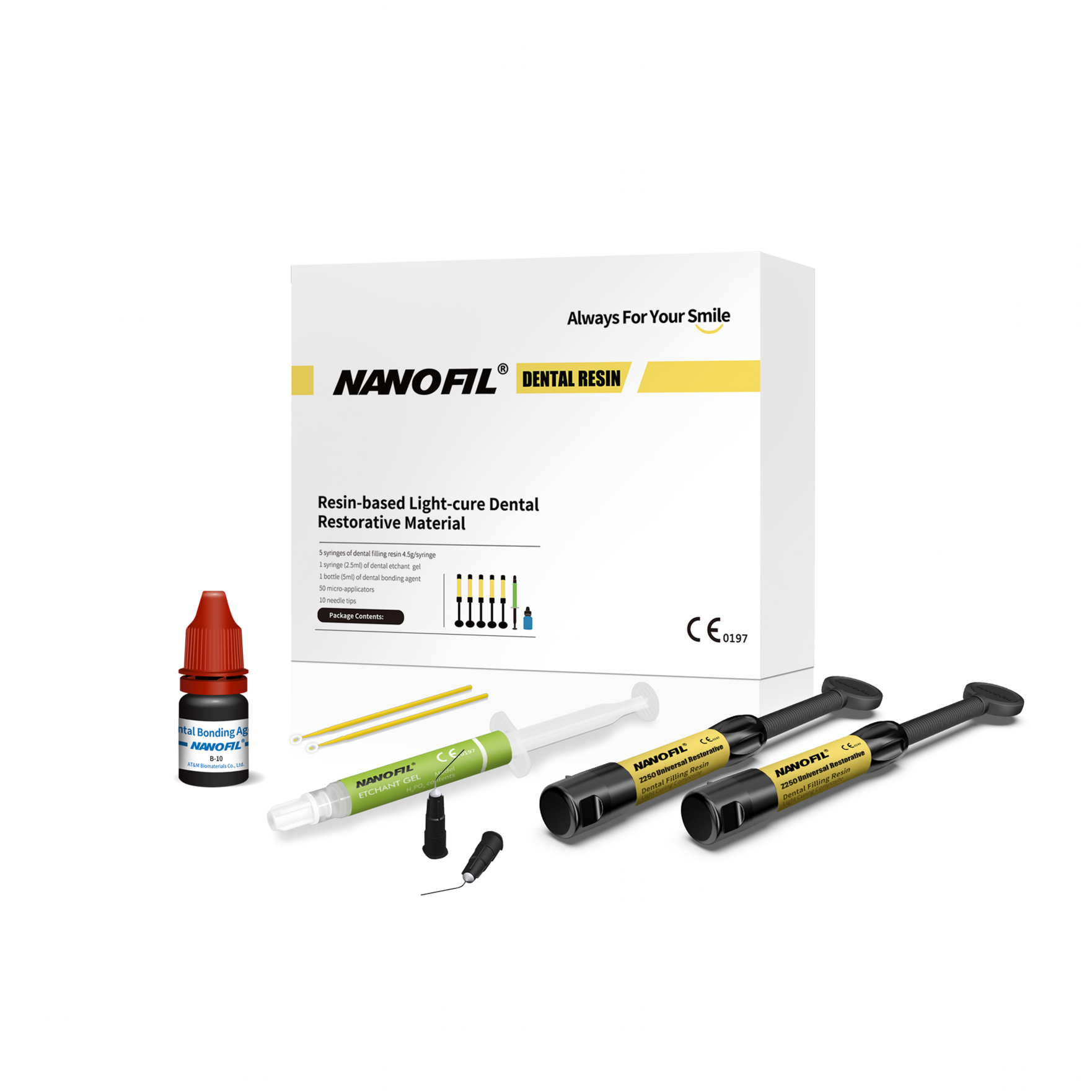 Kit Composite Dentaire Intro – Résine + Bonding + Etching